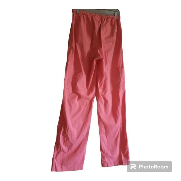 BRIGHT Coral Pink EASY STRETCH By Buttersoft Scrub Pant - Picture 2 of 5